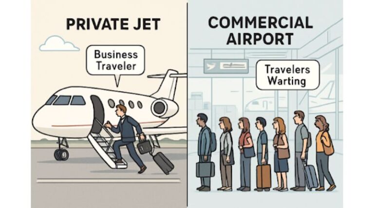 How Private Jet Travel Saves Time Compared to Commercial Flights